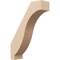 Ekena Millwork 5-inch W x 18-inch D x 24-inch H Baker Rough Cedar Woodgrain TimberThane Knee Brace, Primed BRCUR05X18X24BKRRCPR - alternate 1